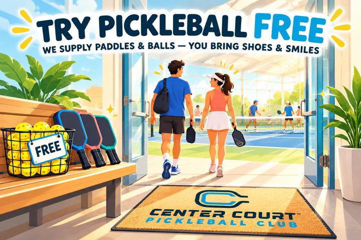 First-Time Pickleball (Free Intro) poster